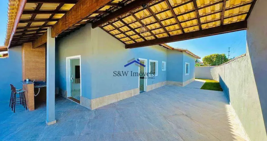 Casa com 2 quartos, bopiranga, itanhaém - r$ 410 mil, cod: 321
