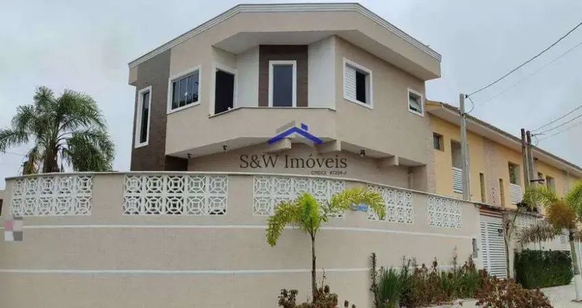 Sobrado com 2 quartos, bopiranga, itanhaém - r$ 650 mil, cod: 159