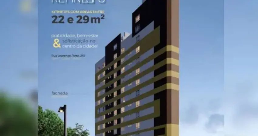 Kitnet / Stúdio à venda na Rua Lourenço Pinto, 267, Centro, Curitiba