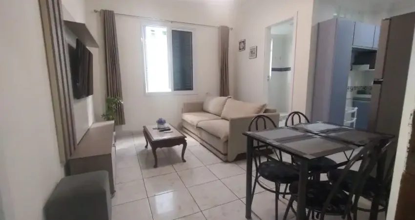 Apartamento 01 Dormitório Mobiliado Reformado Frente Mar José Menino Santos.