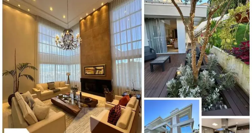 Casa à venda por r$ 6.400.000 no bosque das mansões - 4 quartos - grande florianópolis/sc