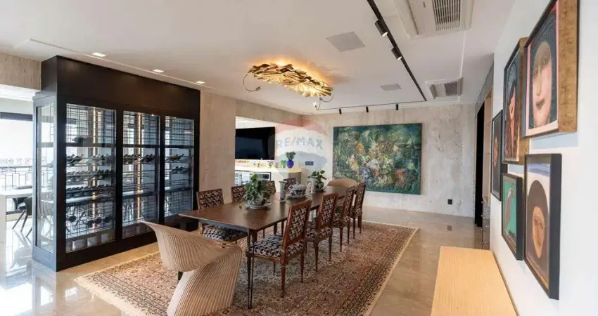 Apartamento Cidade de Paris Sofisticação e Luxo,4 Suítes,507m² no Morro do Ipê em Ribeirão Preto/SP.