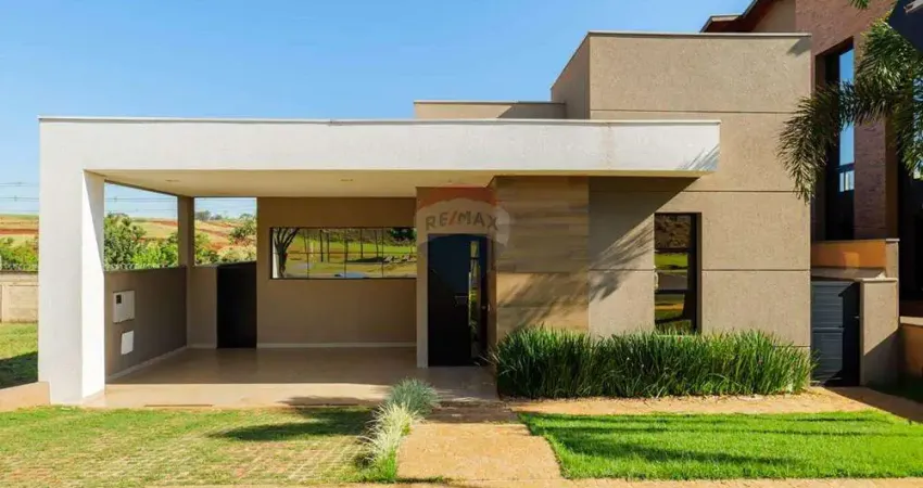 Casa térrea à venda Condomínio Terras de Siena Vila do Golfe, 3 suítes e escritório, 207,06m², Ribeirão Preto/SP