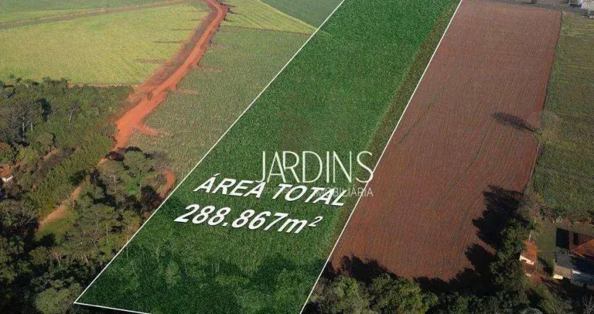 Área à venda, 288800 m² por r$ 30.327.000,00 -  jardinópolis - jardinópolis/sp