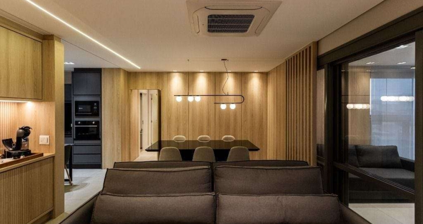 THE EDGE MOBILIADO - R$ 2.000.000 - Apartamento à Venda, 3 suítes, 142 m², 2 vagas, Gleba Palhano,