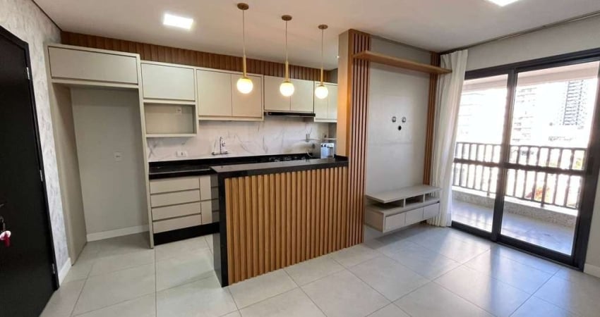 FREEDOM PALHANO - Apartamento mobiliado com churrasqueira na sacada, 3 quartos, 1 box com 75m² para