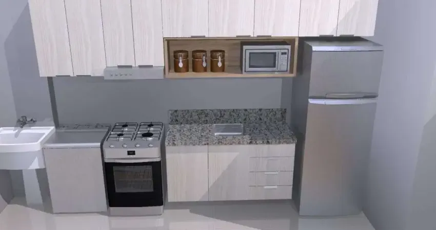 Malibu | apartamento para locação com 2 quartos, 51m² por r$ 1.690,00 - aurora, londrina, pr