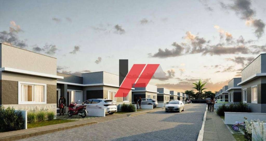 Casa em condomínio 2 dormitórios à venda, 43 m² por R$ 220.000 - Parque dos Anjos - Gravataí/RS
