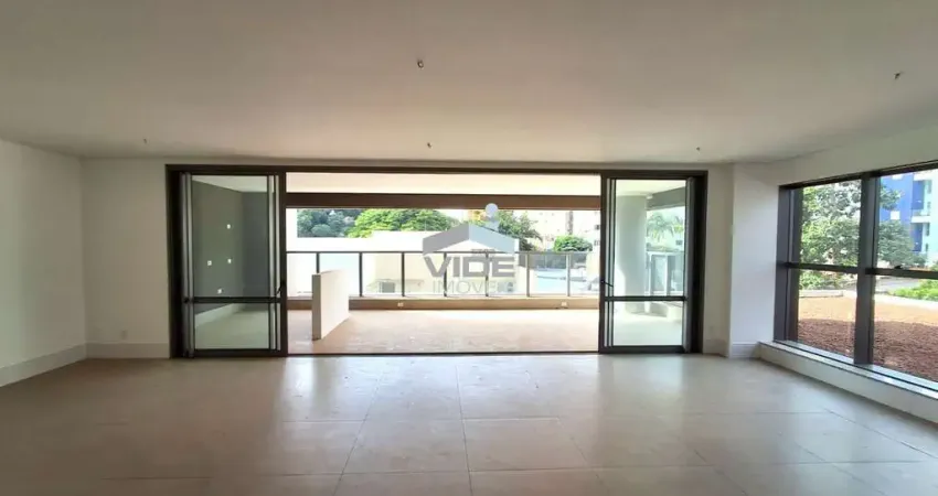 Apartamento de luxo no Cambuí: 4 quartos, 4 suítes, 3 salas, 6 banheiros, 4 vagas de garagem, 316m² - Campinas-SP.