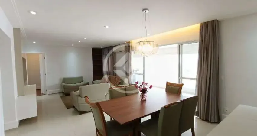 Apartamento para alugar, mobiliado, 156m², 3 suítes, 3 vagas de garagem, lazer completo, brooklin. c