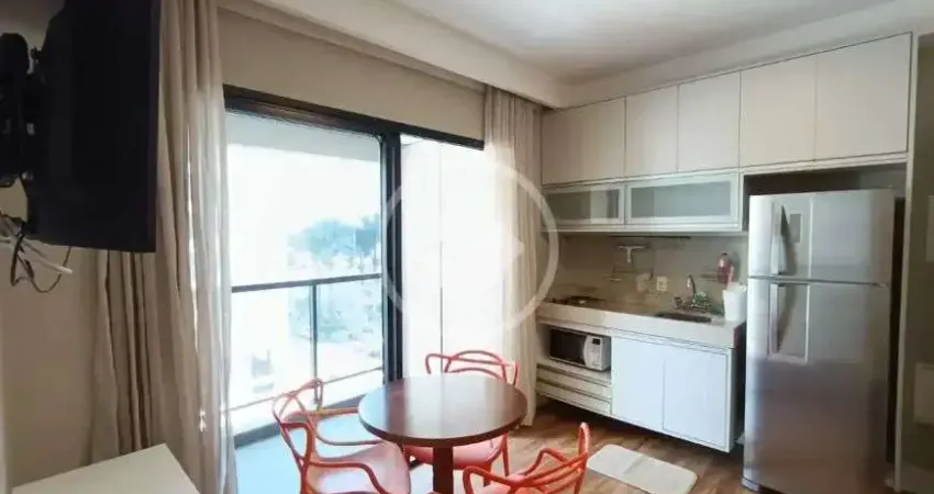 Alugo apartamento, mobiliado, 35m², 1 suíte, 1 banheiro, 1 vaga de garagem, área de lazer, vila olím