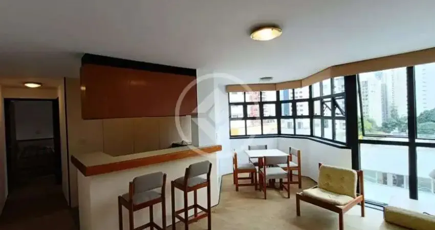 Apartamento à venda, campo belo, 50 m², mobiliado, 1 dormitório, 1 vaga de garagem, lazer completo.