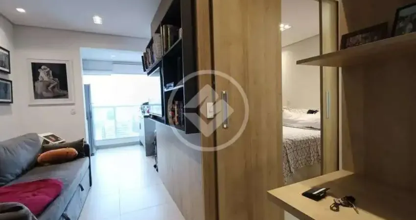 Apartamento a venda, 35 m², mobiliado, 1 dormitório, 1 banheiro, 1 vaga, oportunidade, brooklin. cod