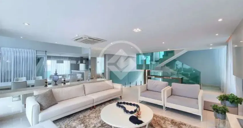 Casa mobiliada à venda, 378m2, 3 suítes, 4 vagas de garagem, condomínio fechado, alphaville codigo: