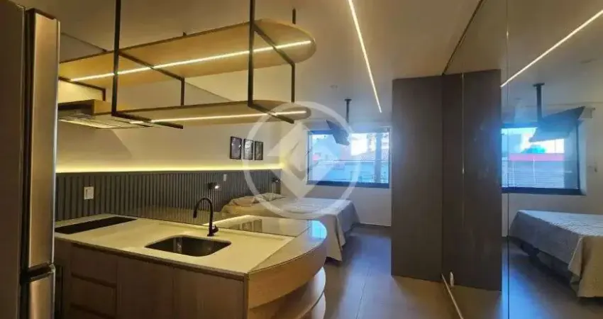 Alugo studio mobiliado com ar condicionado em moema codigo: 119073