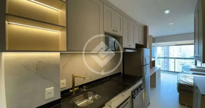 Alugo apartamento studio, 30m², novo, mobiliado e decorado, brooklin codigo: 147560