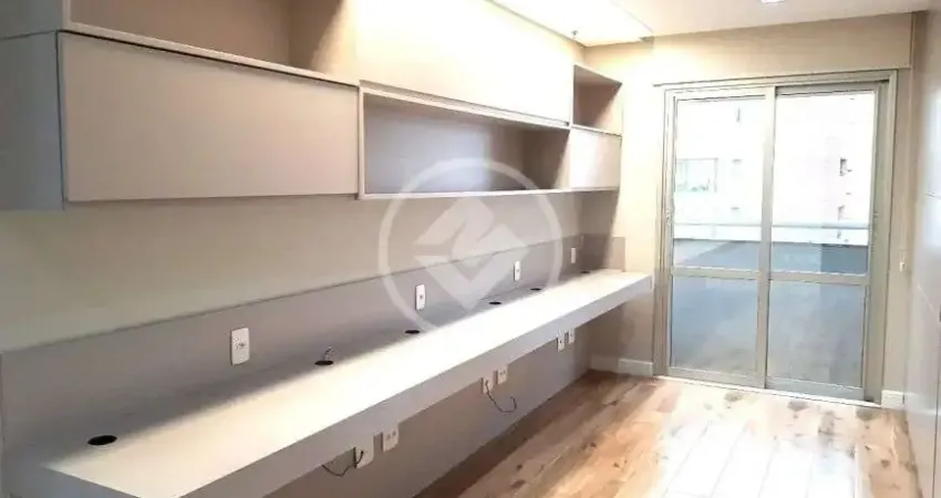 Sala comercial no coração do itaim 82m2, 2 vagas, varanda e moveis planejados codigo: 60057