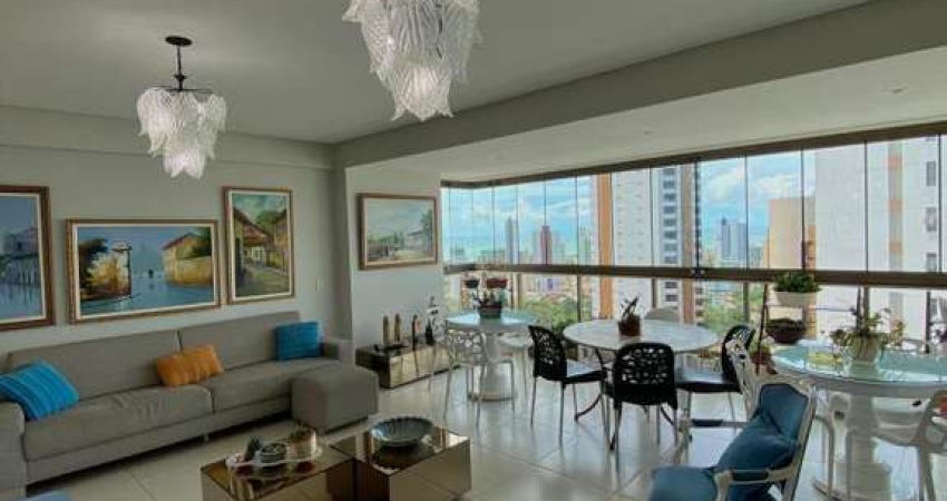 Apartamento 3 suítes + dce, 4 vagas, andar alto no Brisamar!