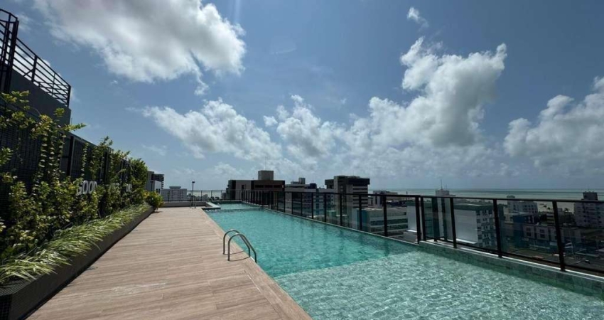 Flat NOVO a venda no bairro de TAMBAÚ - 28m² - Área de lazer VISTA MAR