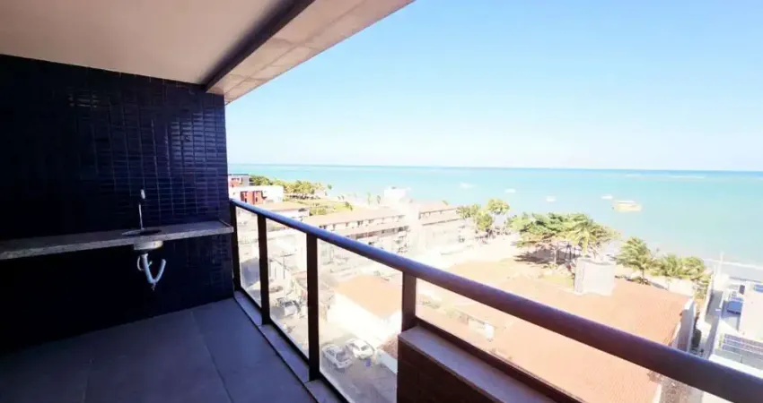 Apartamento novo com 3 quartos e vista defiitiva para o mar em Camboinha