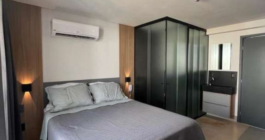 Flat mobiliado no Get by Side, a poucos metros do mar no Jardim Oceania