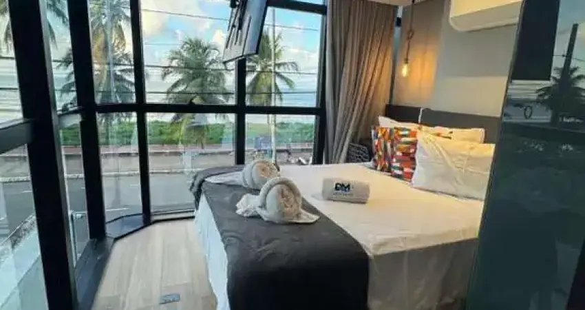 Flat na posição nascente com vista definitiva na beira mar do cabo branco