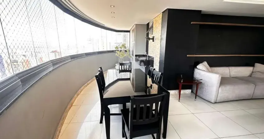 Apartamento amplo com 190 m², porteira fechada com 3 quartos no jardim oceania