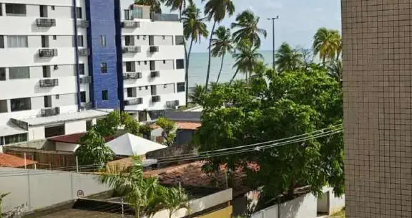 Apartamento com 1 quarto e vista para o mar próximo da praia no cabo branco