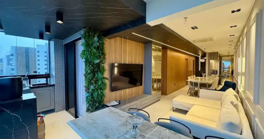 Apartamento porteira fechada com 90 m² e 3 quartos em prédio novo e moderno no miramar