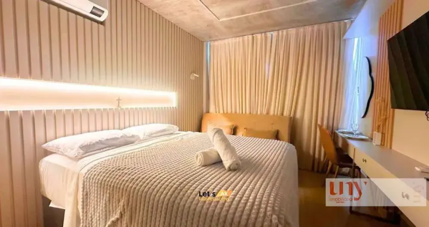 Setai yacht - flat mobiliado mobiliado com 20 m² na beira mar do cabo branco