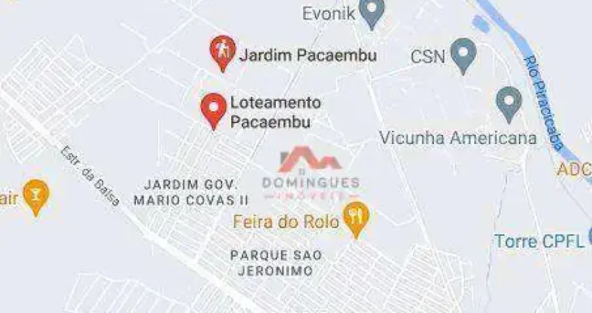 Terreno à venda, 300 m² por R$ 212.000 - Pacaembu - Americana/SP