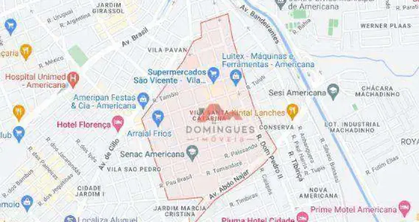 Terreno à venda, 500 m² por R$ 400.000,00 - Vila Santa Catarina - Americana/SP