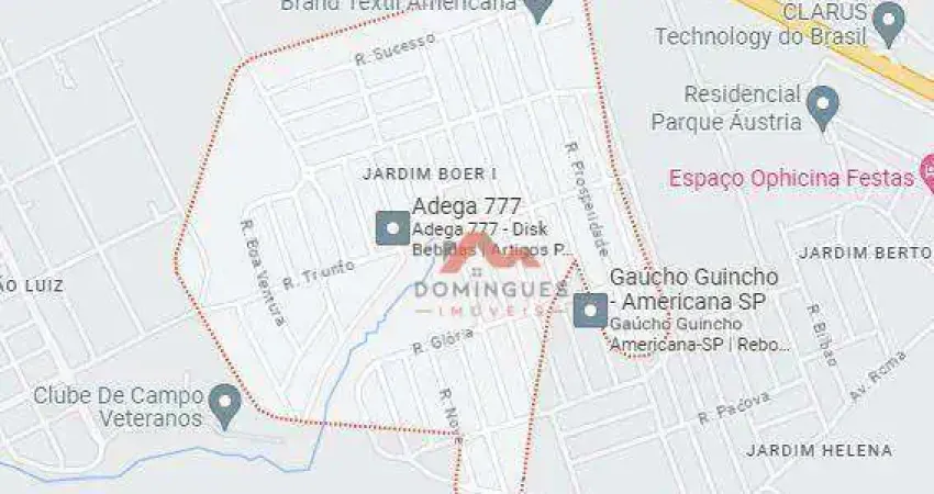 Terreno, 293 m² - venda por R$ 250.000,00 ou aluguel por R$ 800,00/mês - Jardim Boer I - Americana/SP