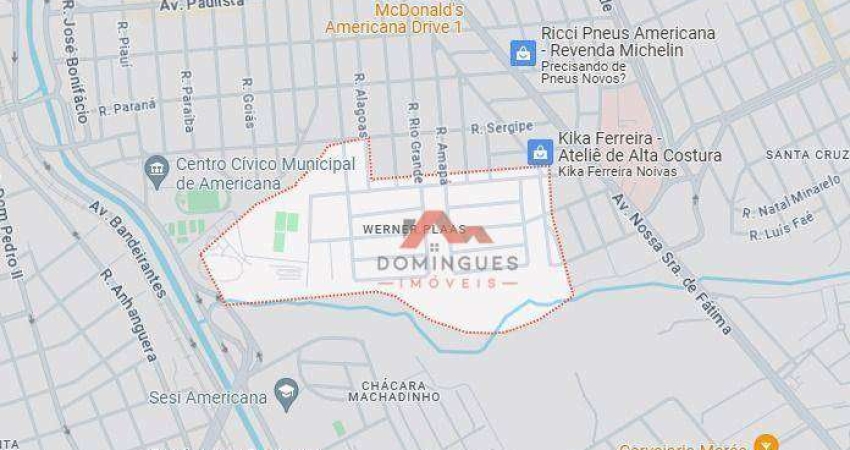 Terreno à venda, 403 m² por R$ 630.000,00 - Werner Plaas - Americana/SP