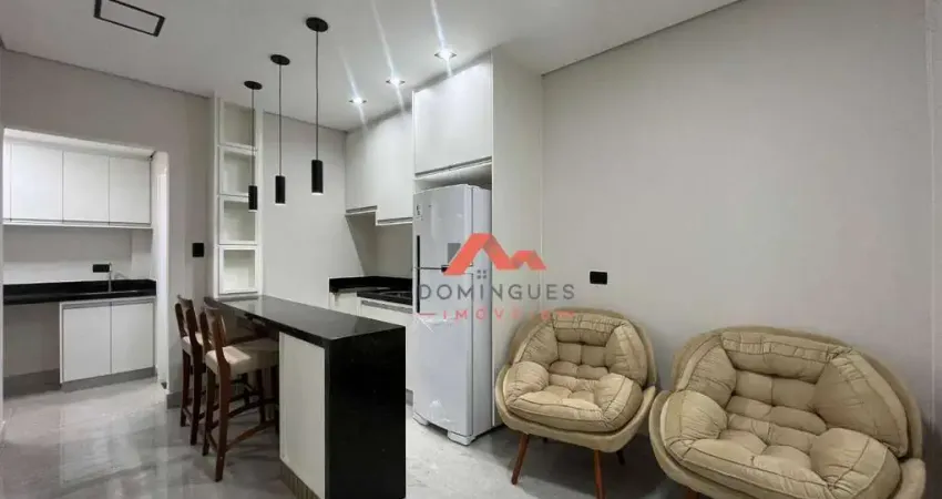 Flat com 1 dormitório à venda, 37 m² por R$ 210.000,00 - Centro - Americana/SP