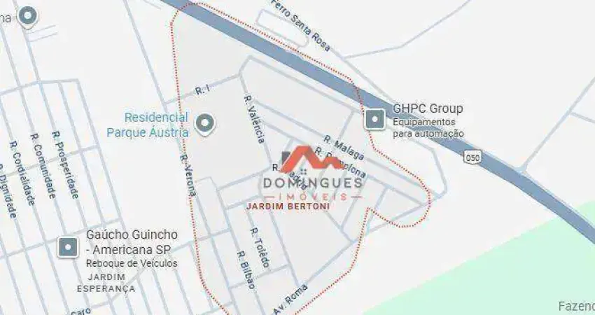 Terreno à venda, 191 m² por r$ 160.000 - jardim bertoni - americana/sp