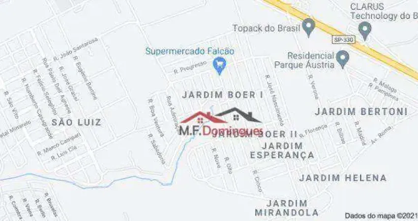 Terreno à venda, 150 m² por r$ 180.000,00 - jardim boer ii - americana/sp