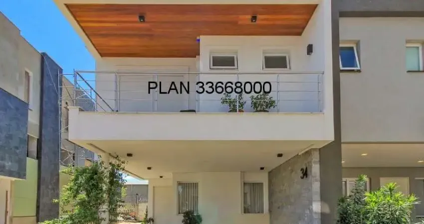 Casa de alto padrão no condomínio Ecoville: 3 quartos, 3 suítes, 2 salas, 3 vagas de garagem, 204 m² - Porto Alegre-RS.