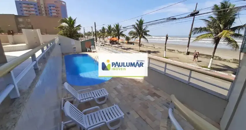Apartamento com piscina pé na areia 1 dormitório em Mongagua