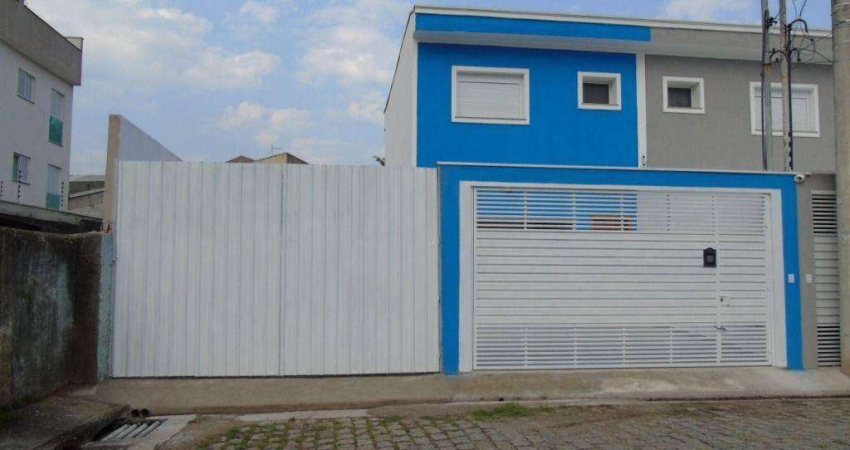 Sobrado à venda, 116 m² por R$ 668.000,00 - Vila Homero Thon - Santo André/SP