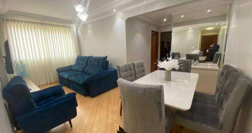 Apartamento com 2 dormitórios à venda, 58 m² por R$ 280.000 - Vila Lutécia - Santo André/SP