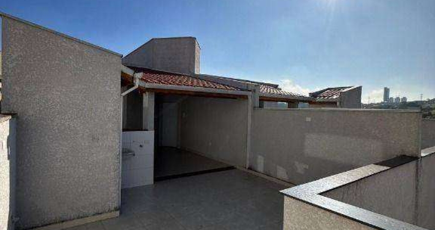 Cobertura com 2 dormitórios à venda, 49 + 49 m² por R$ 423.000 - Vila Pires - Santo André/SP
