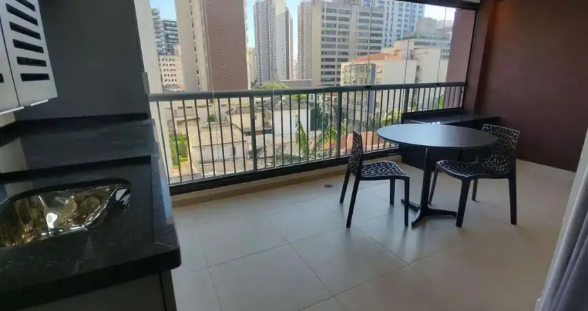 Apartamento mobilhado para locação com 43m², 1 quarto, 1 vaga na vila mariana – próximo ao metrô paraíso e ana rosa