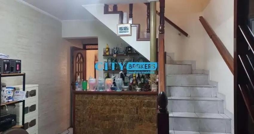 Sobrado à venda com 148m², 3 quartos + edícula no jardim city frente à guarda municipal guarulhos