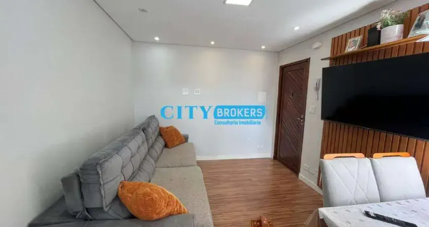 Apartamento 52m² com 2 quartos, sala, cozinha, banheiro, lavanderia e 1 vaga de garagem