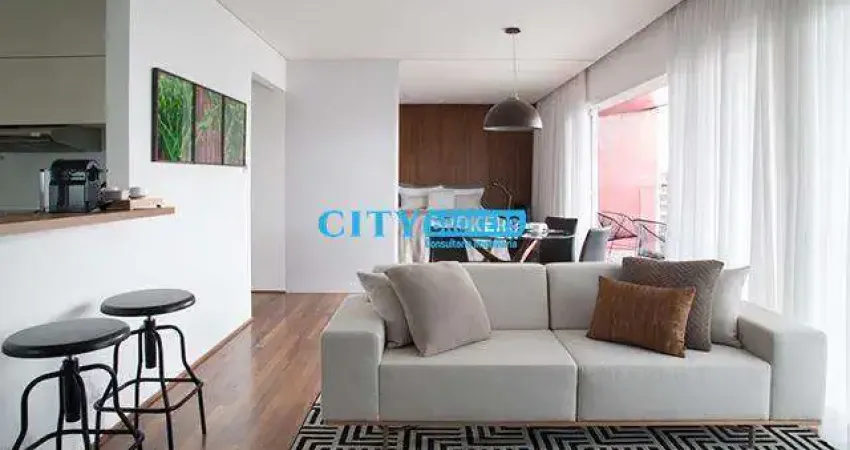 Apartamento para locação com 90m², 1 quarto, 2 vagas na vila olímpia zona sul