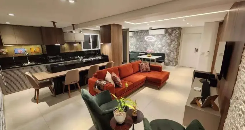 Maravilhoso apartamento de 96 m² 2 dormitórios sendo 2 suítes e 2 vagas + deposito privativo