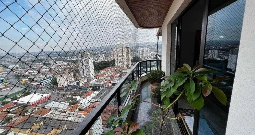 Apartamento alto padrão á venda com 3 dormitórios, 5 banheiros, 3 vagas na vila milton guarulhos
