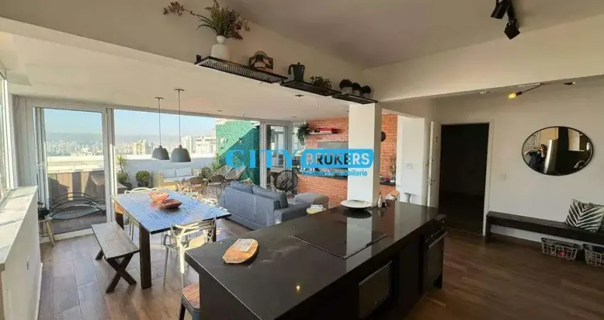 Cobertura penthouse á venda com 130m², 3 quartos, 2 vagas no bairro santana zona norte