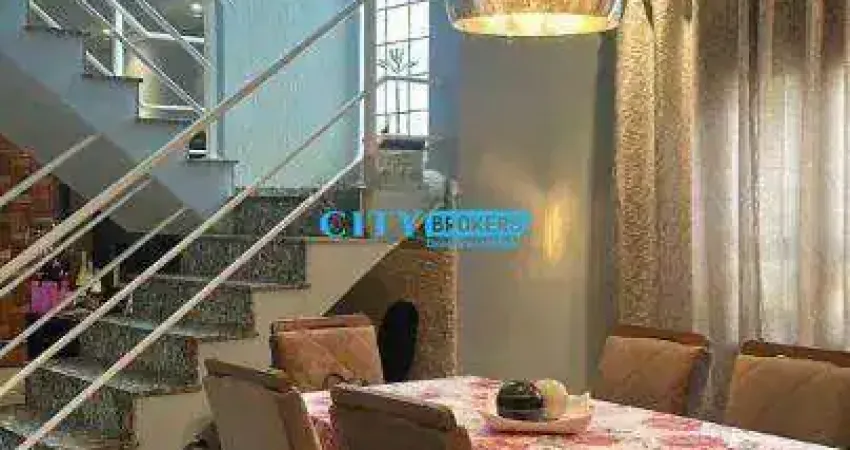 Sobrado 192m² 3 dormitórios 3 suítes 4 vagas sacada e área gourmet na vila galvão